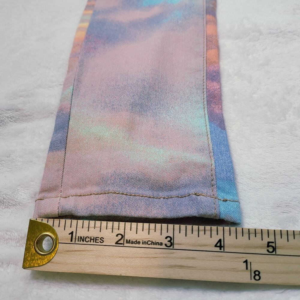 NWT Pistola Dawn Multicolored Denim Cropped Ankle Stretch Skinny Jeans Size 27 - Picture 11 of 12